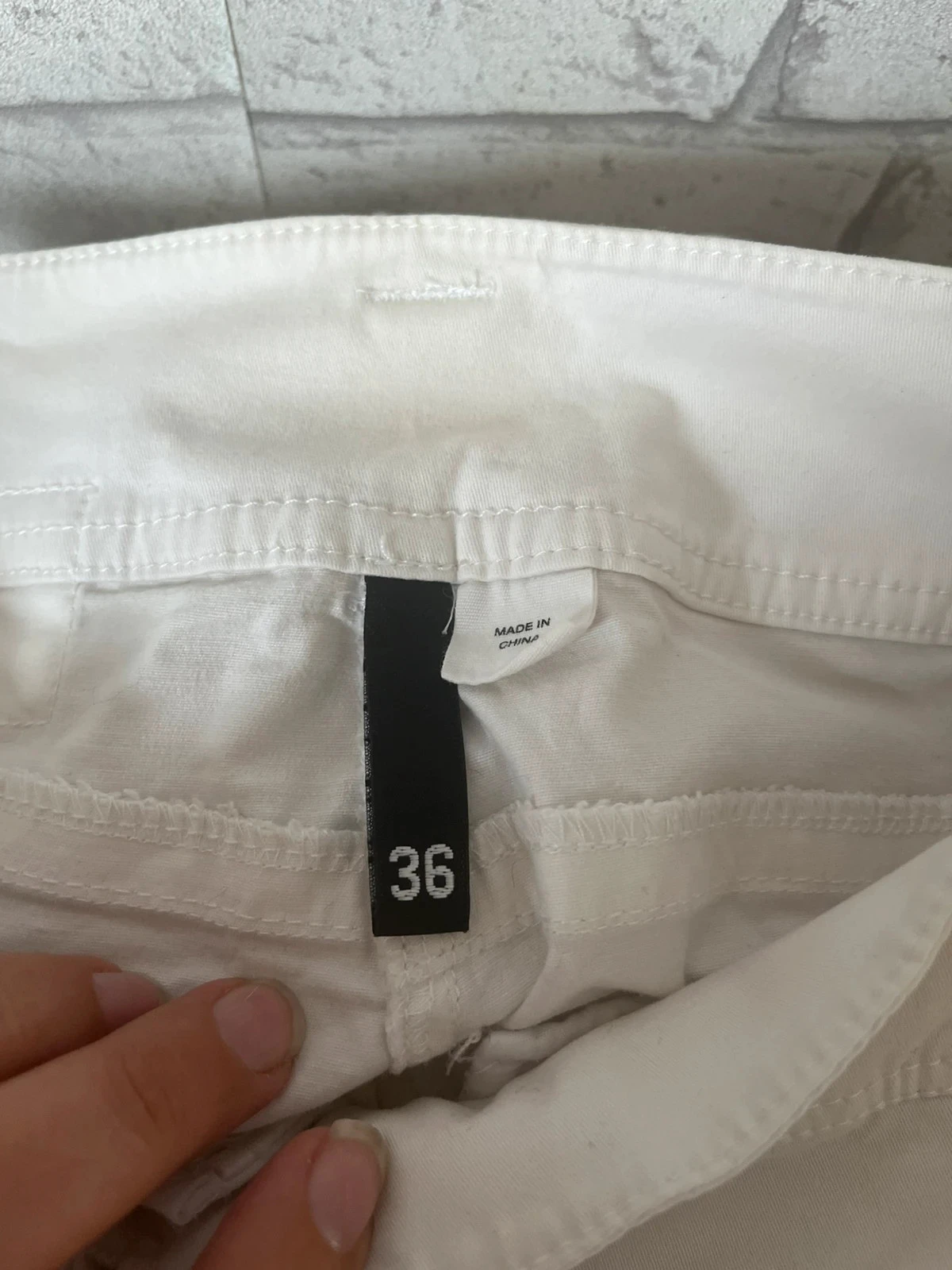 Jean / witte damesbroek maat 36 – goede staat – photo 3